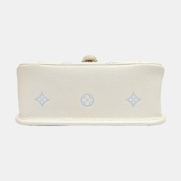 DIANE Monogram Calfskin White