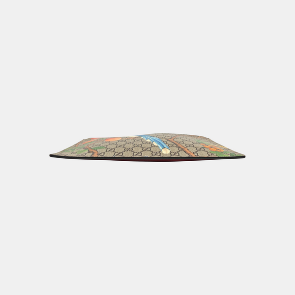 GG Blooms Monogram Coated Canvas Beige