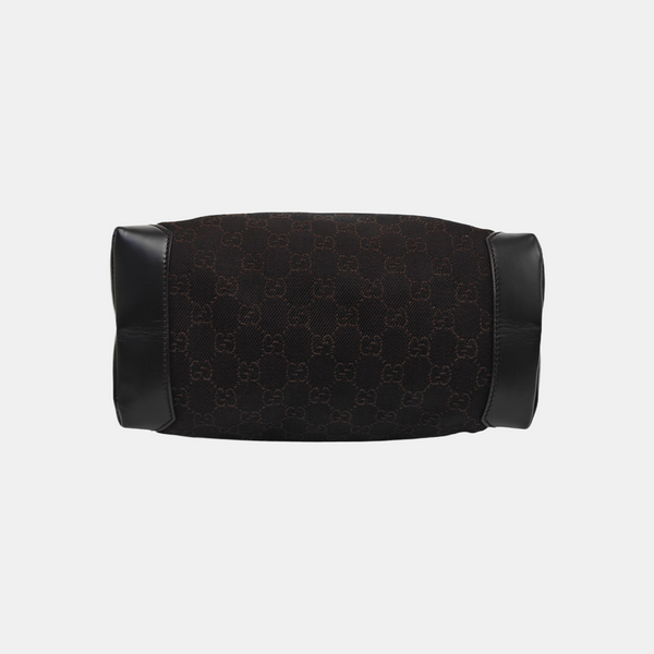 Monogram Canvas Tote Bag Brown