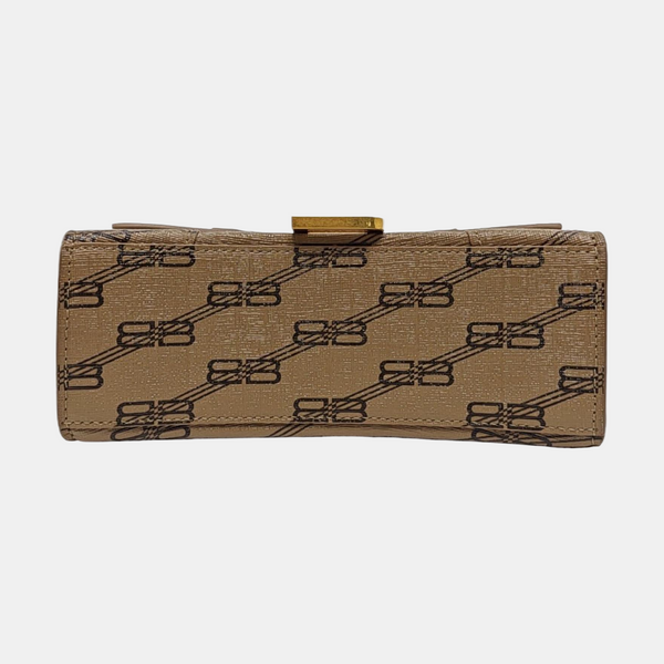 Hourglass XS Coated Canvas Brown