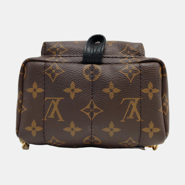 PALM SPRINGS Mini Monogram Coated Canvas Brown