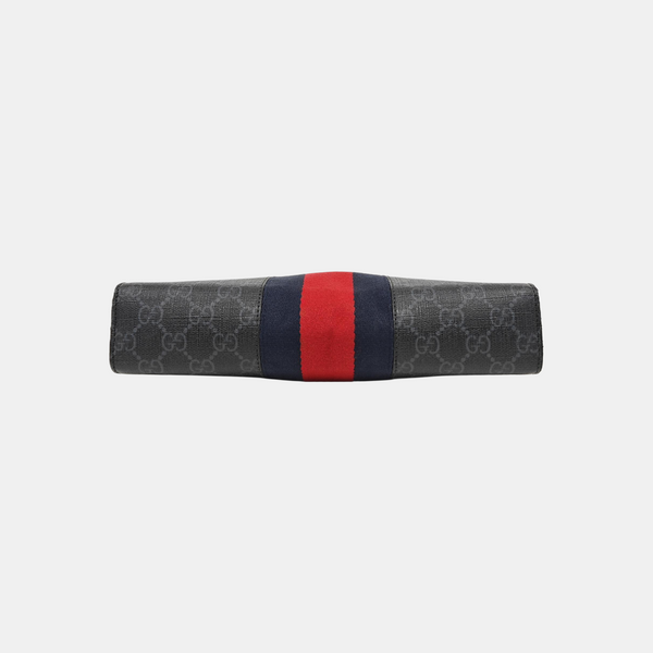 GG Supreme Monogram Coated Canvas Gray