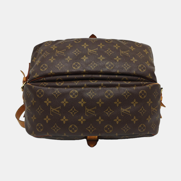SAUMUR 35 Monogram Coated Canvas Brown