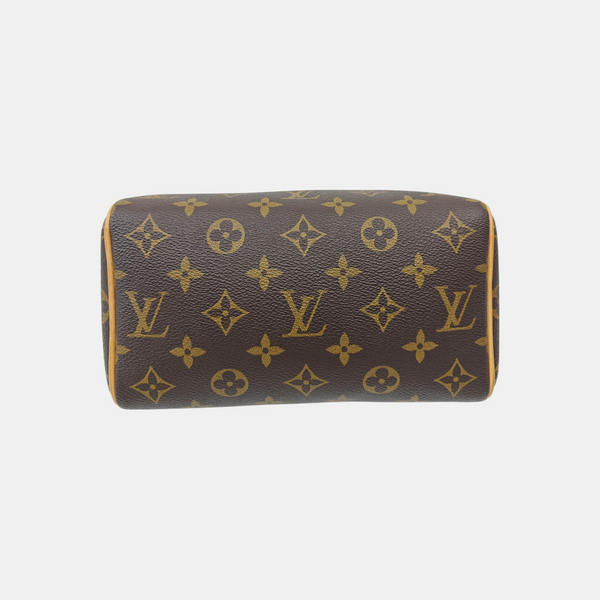 SPEEDY 20 Monogram Coated Canvas Brown