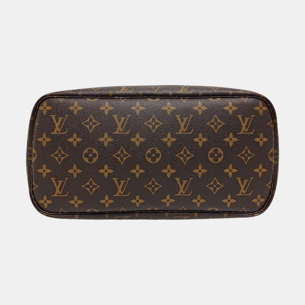NEVERFULL MM Monogram Coated Canvas Brown