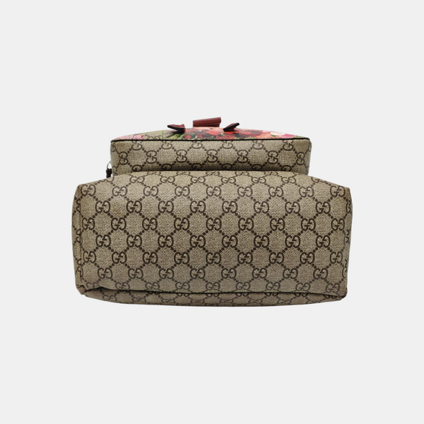 GG Blooms Monogram Coated Canvas Beige