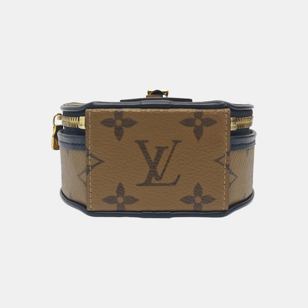BOITE CHAPEAU Mini Monogram Coated Canvas Brown