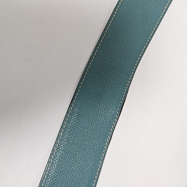 Leather Belt Blue