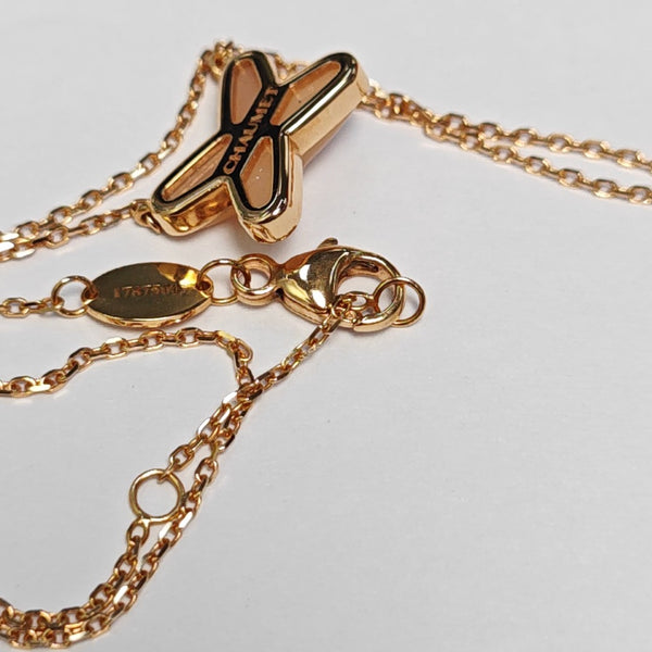 Jeux De Liens 18k Rose Gold Necklace