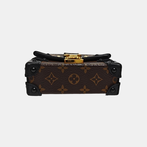 TRUNK Monogram Coated Canvas Brown