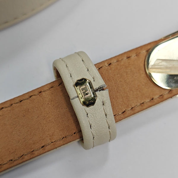 Leather Belt Yellow