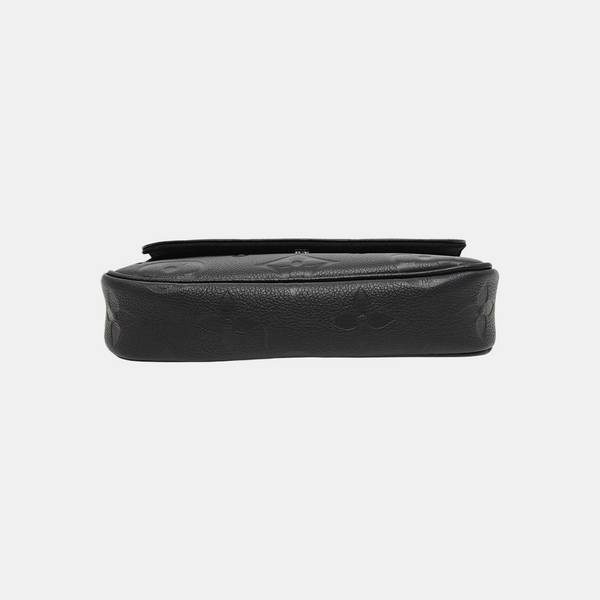 IVY Monogram Calfskin Black