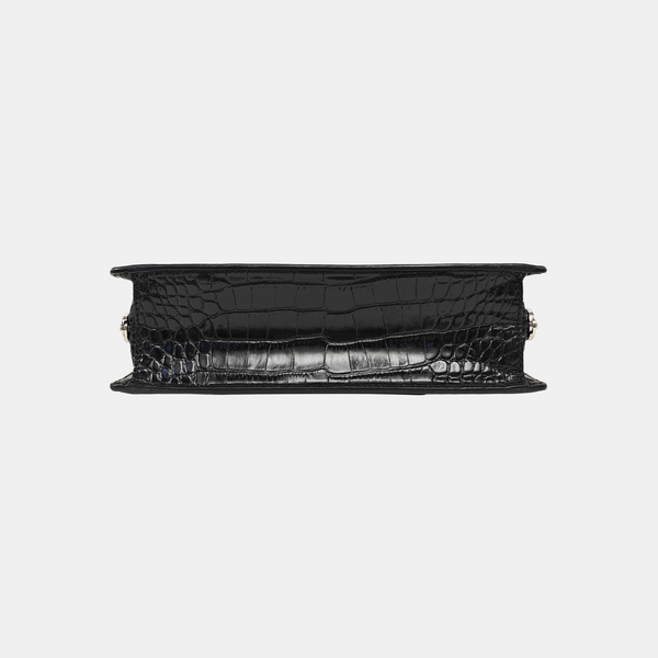 Calfskin Shoulder Bag Black
