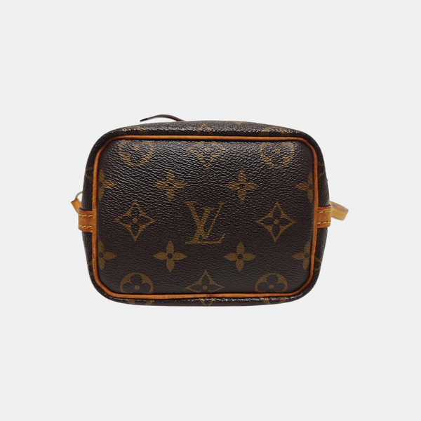 NÉONOÉ Nano Monogram Coated Canvas Brown