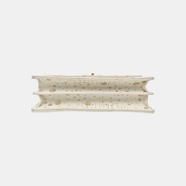 Miss Caro Mini Calfskin White