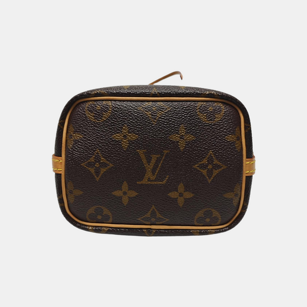NÉONOÉ Nano Monogram Coated Canvas Brown