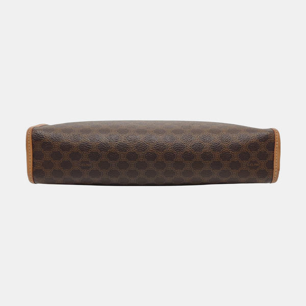 MACADAM CLUTCHES Coated Canvas Brown