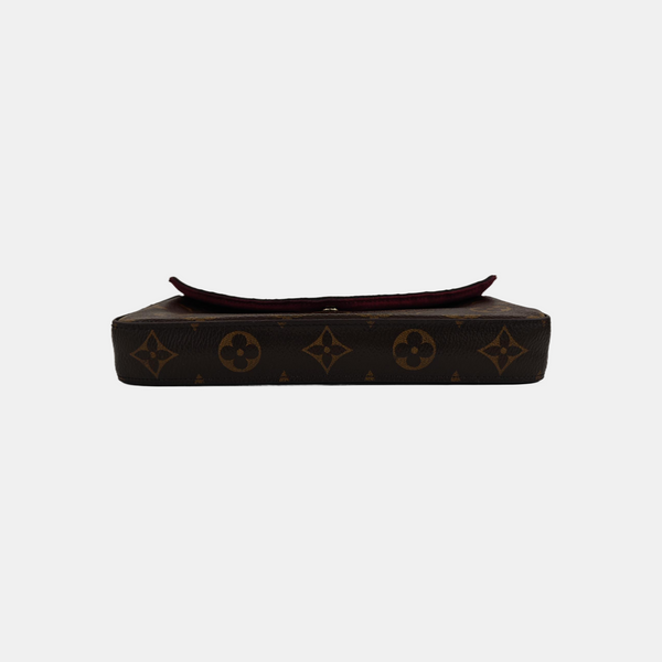 FÉLICIE Monogram Coated Canvas Brown