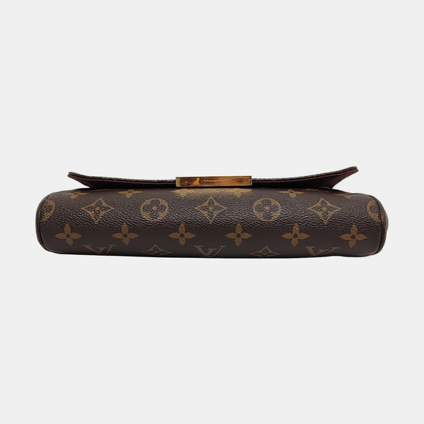 FAVORITE MM Monogram Coated Canvas Brown