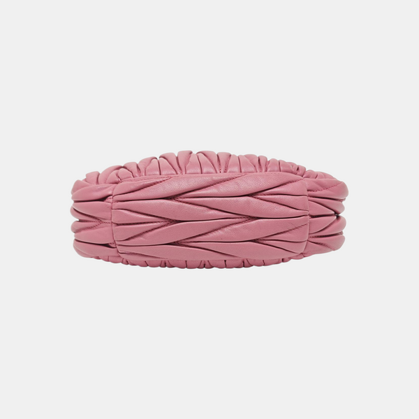 Wander Matelassé Small Quilted Lambskin Pink