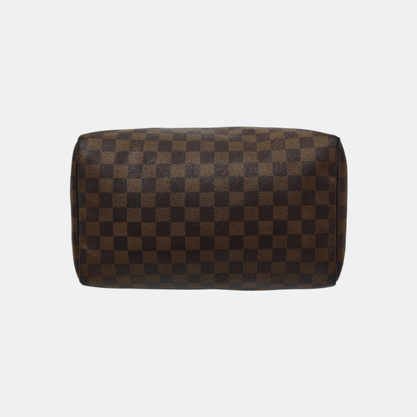 SPEEDY 30 Damier Ebene Coated Canvas Brown
