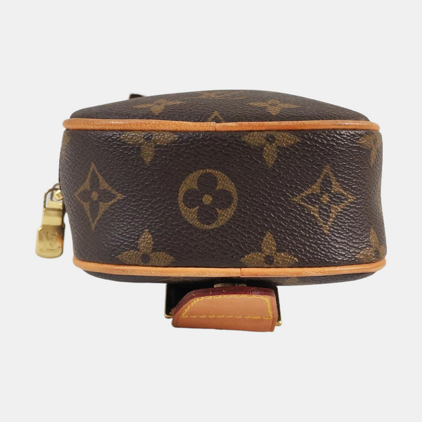 GANGE Monogram Coated Canvas Brown