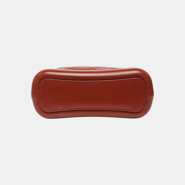 GABRIELLE Small Quilted Calfskin Red