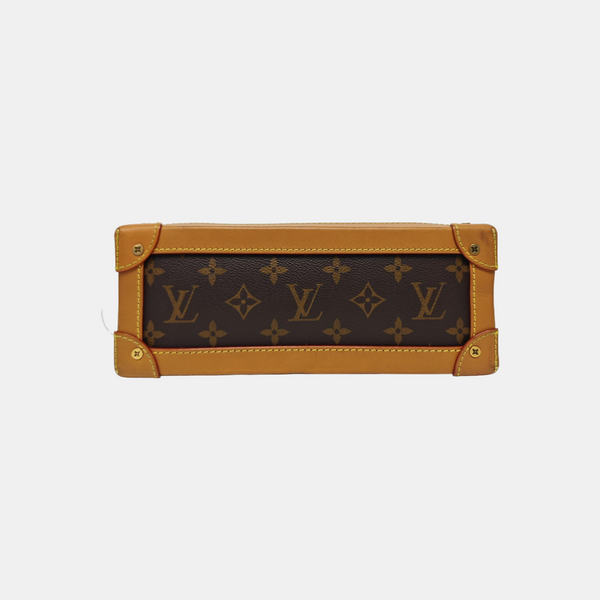 SOFT TRUNK Monogram Coated Canvas Brown