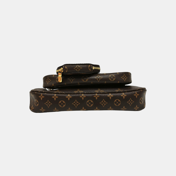 MULTI Monogram Coated Canvas Brown