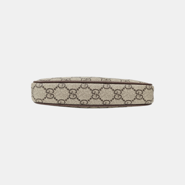 Ophidia Mini Monogram Coated Canvas Beige