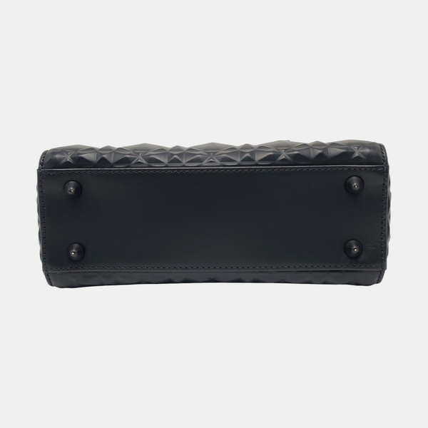Lady Dior Small Cannage Calfskin Black