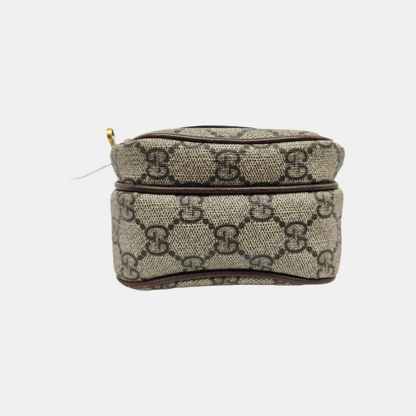 Neo Vintage Mini Monogram Coated Canvas Brown
