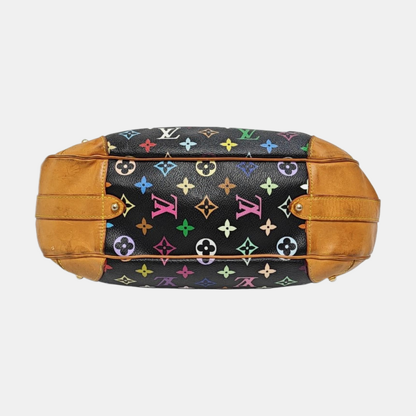 LV × TM GRETA Monogram Coated Canvas Black