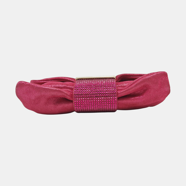 Fabric Crossbody Bag Red