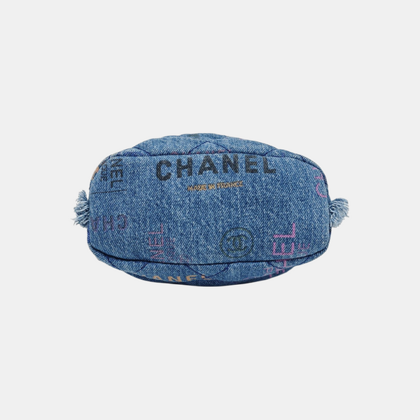 Quilted Denim Blue