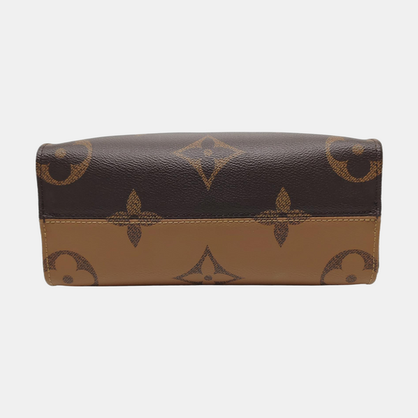 ONTHEGO PM Monogram Coated Canvas Brown