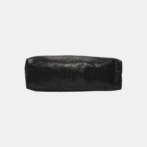 GG Imprime Large Monogram Coated Canvas Black