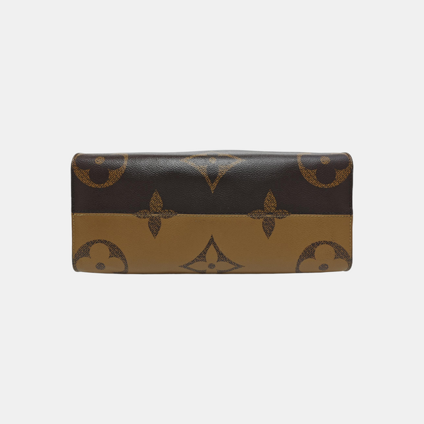 ONTHEGO MM Monogram Coated Canvas Brown