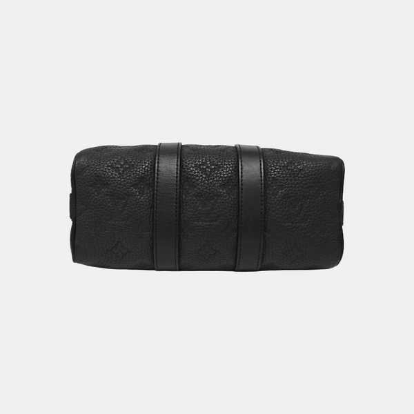 KEEPALL 25 Monogram Calfskin Black