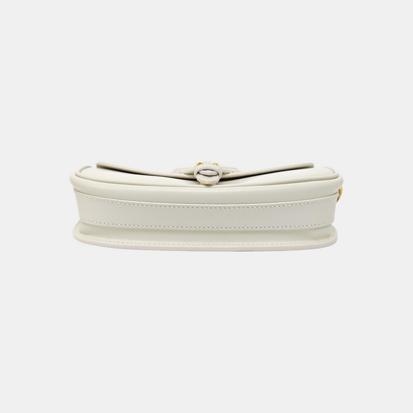 Bobby Medium Calfskin White