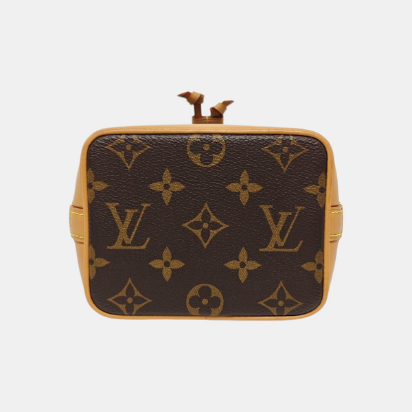 NOÉ Nano Monogram Coated Canvas Brown