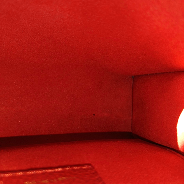 SAINT SULPICE PM Monogram Calfskin Red
