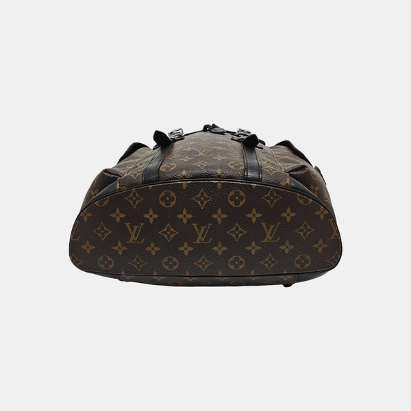 CHRISTOPHER MM Monogram Coated Canvas Brown