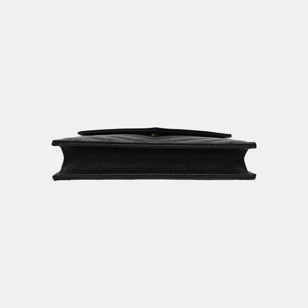MONOGRAM WOC Chevron Calfskin Black
