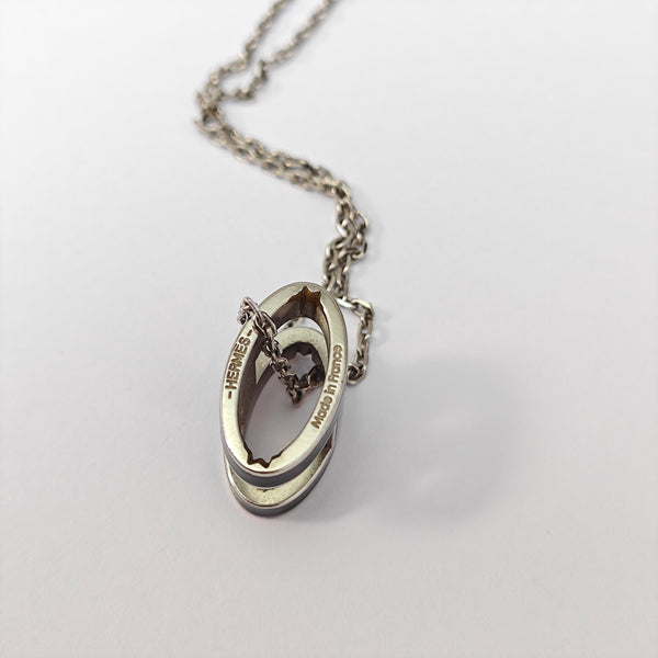 Pop H Metal Silver Necklace