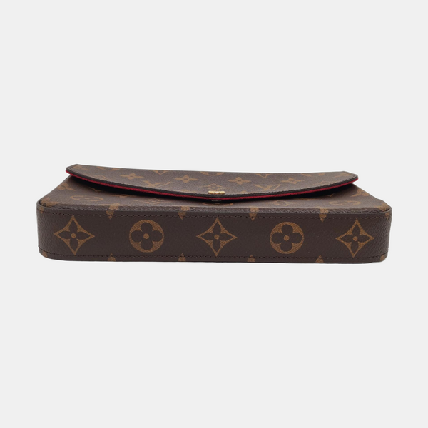 FÉLICIE Monogram Coated Canvas Brown