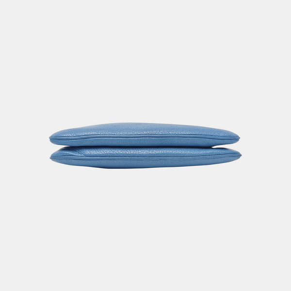 Calfskin Shoulder Bag Blue