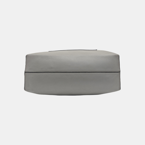 Calfskin Top Handle Bag Gray