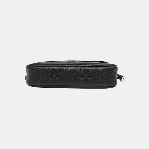 IVY Monogram Calfskin Black