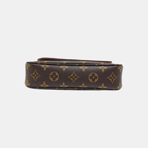 IVY Monogram Coated Canvas Brown